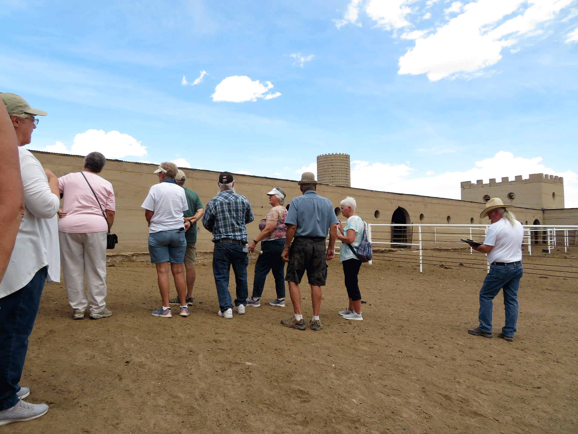 Color photo of Friends of the Museum tour of Draper Ranch. Circa 2022.